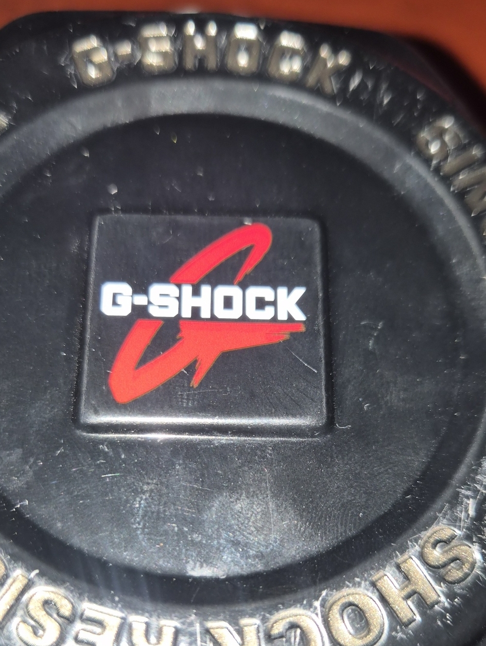 G-Shock Watch W/Black Case with Red Logo and White Text